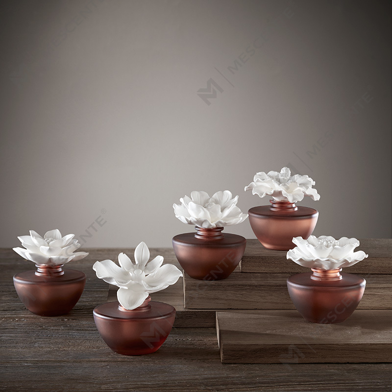 White Flower Mini Parfym Aroma Reed Diffuser Oil, doft Thailand Reed Diffusers Presentset