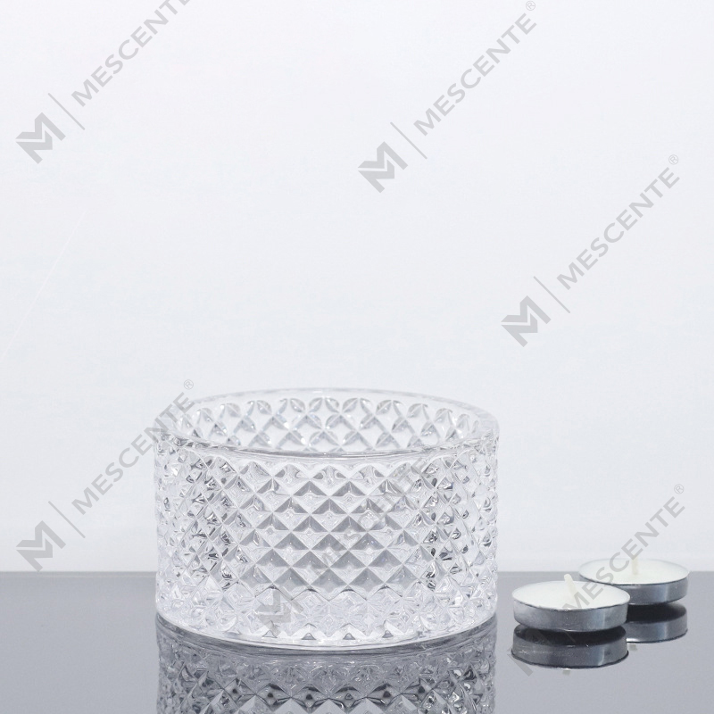 M&Scent Large 3 Wick Pink ljusburkar med lock i bulk, keramisk ljusburk för ljustillverkning