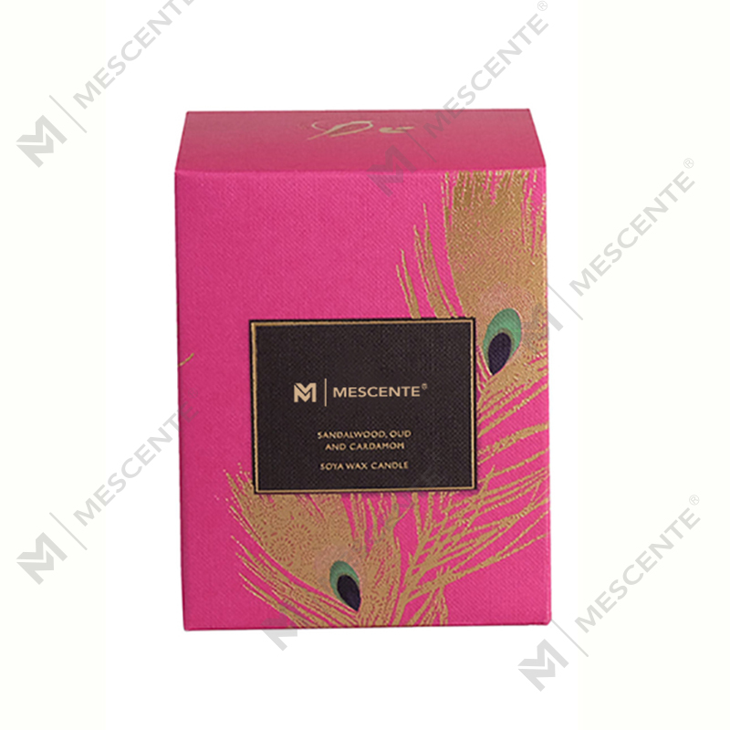 Private Label Personlig Black Wood Wick ljus doftande lyx med kristaller
