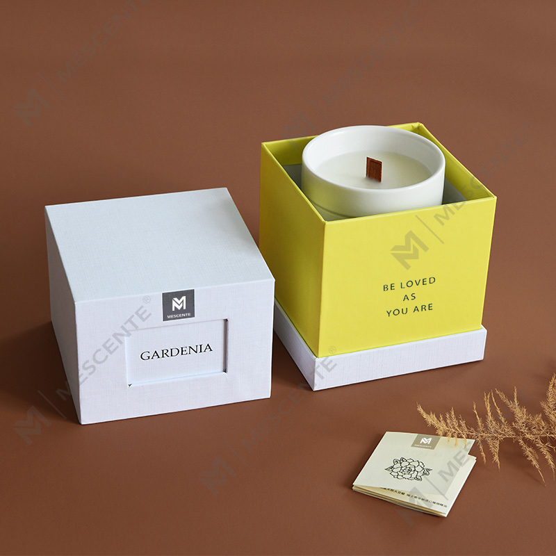 M&Scent grossist anpassade lyxiga hemdoft glasburkar doftande sojavaxljus