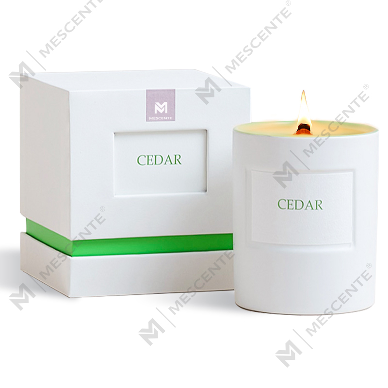 M&Scent grossist anpassade lyxiga hemdoft glasburkar doftande sojavaxljus