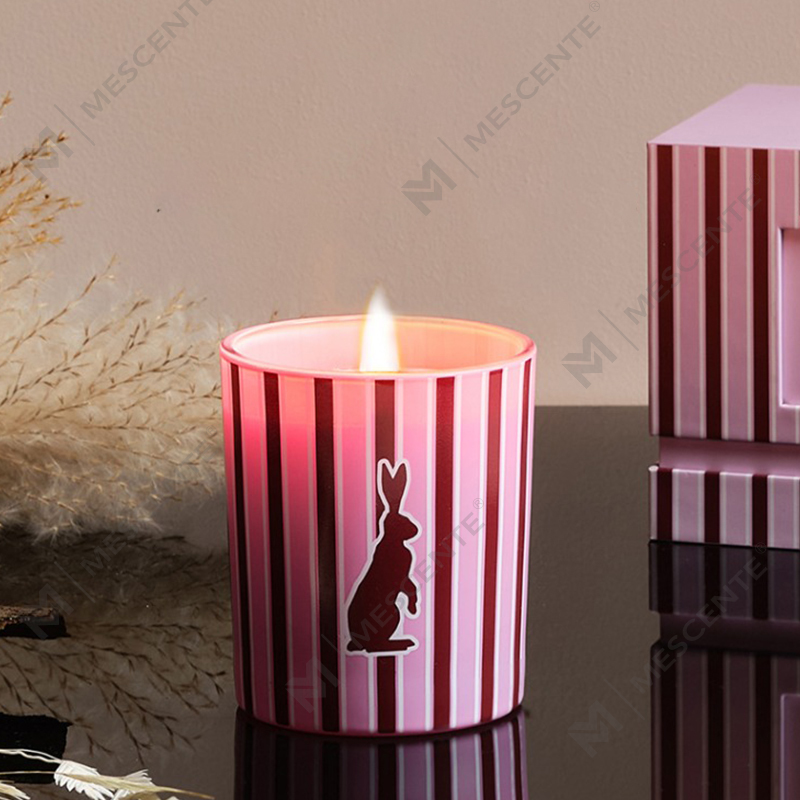 M&Scent grossist anpassade lyxiga hemdoft glasburkar doftande sojavaxljus
