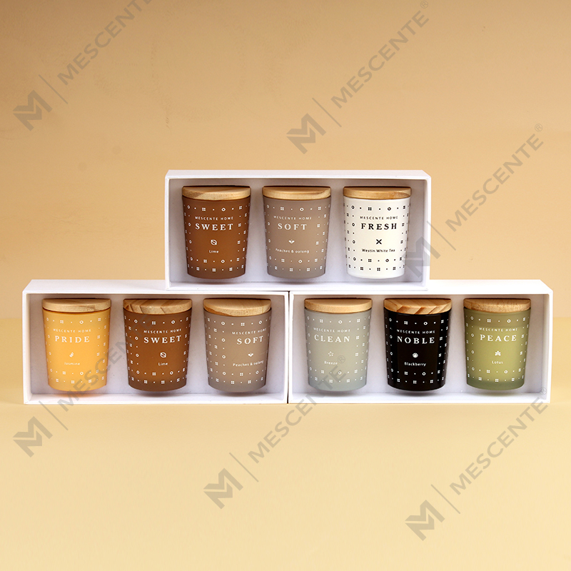M23352 3-pack hushållssojavax Aromaterapi Doftljusset