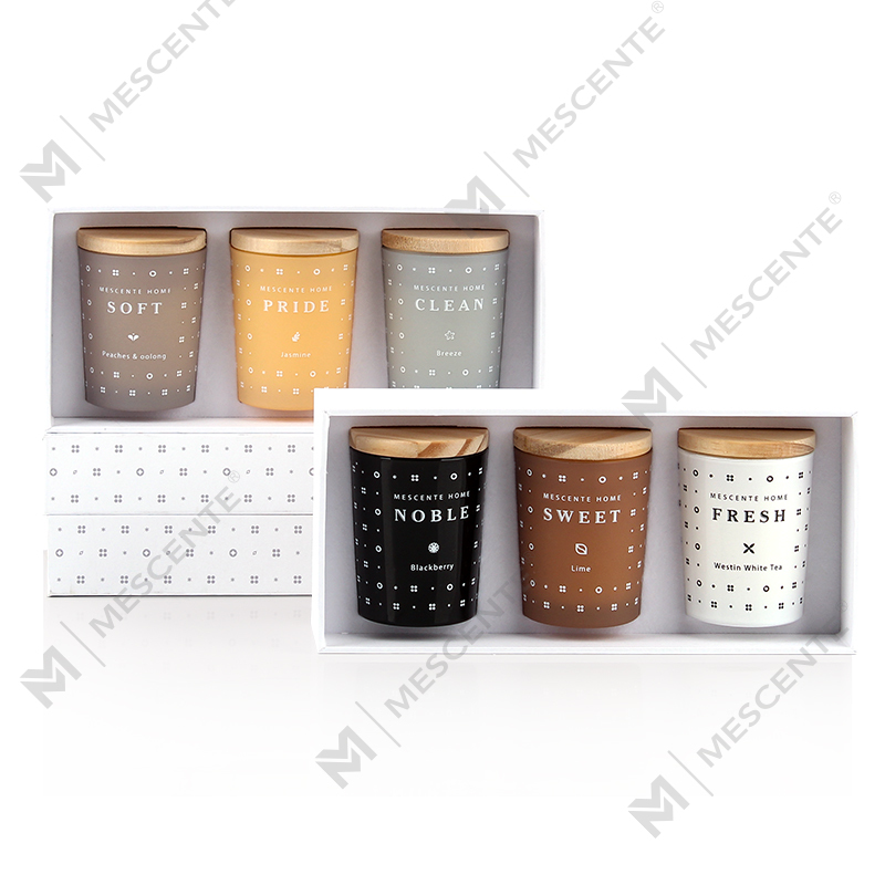 M23352 3-pack hushållssojavax Aromaterapi Doftljusset