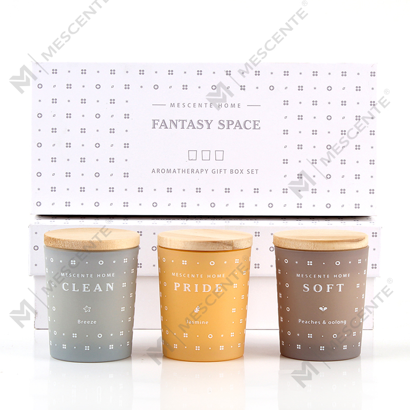 M23352 3-pack hushållssojavax Aromaterapi Doftljusset