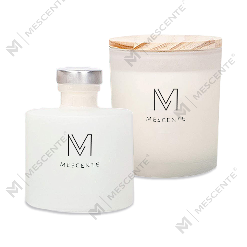M&Scent Lyx Personlig Privat Label Höstdekor Aroma Doftande Sojaljus Rörspridare Presentset