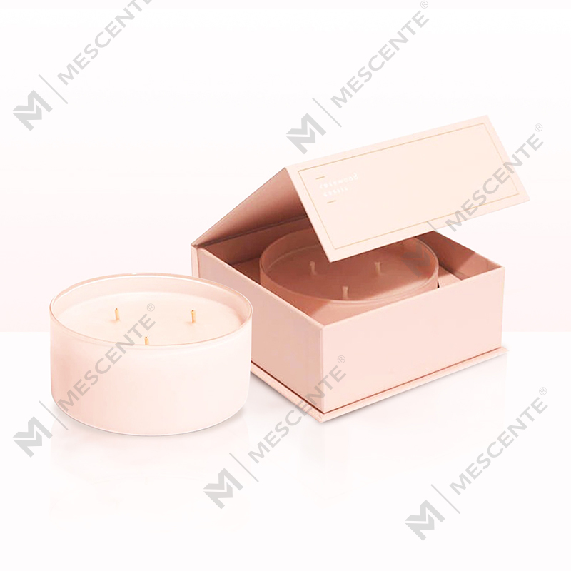 M&S cent Luxury Large 3 Wick doftljus med trälock