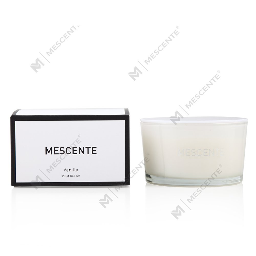 Mescente Partihandel Private Label glasburk 3 veke 100 % sojavax doftljus