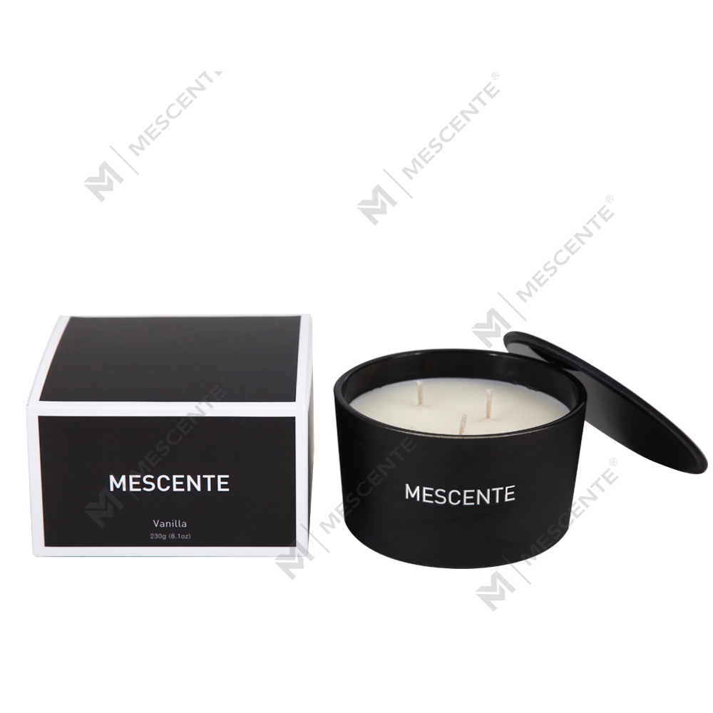 Mescente Partihandel Private Label glasburk 3 veke 100 % sojavax doftljus