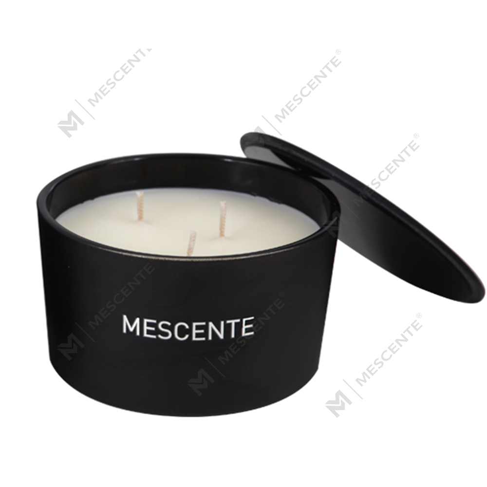 Mescente Partihandel Private Label glasburk 3 veke 100 % sojavax doftljus