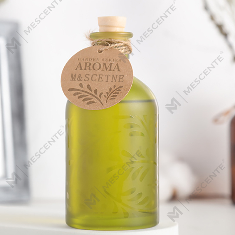 M&Scent Luxury Custom Private Label glasflaska Blomma flytande vassspridare med presentförpackning