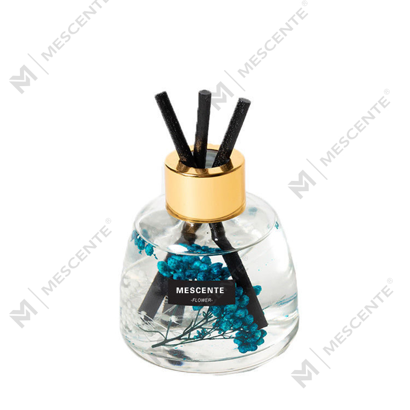Mini Vit Flaska Blomma Parfym Aroma Reed Diffuser Oil, Doft Thailand Reed Diffuser Presentset