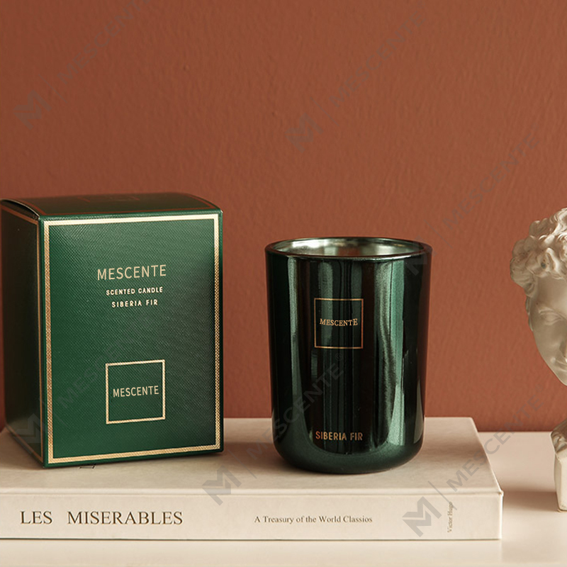 M&Scent Grossist Skräddarsydd Lyx Privat Label Pelare Doftande Sojavax Trä Wick Aroma Ljus