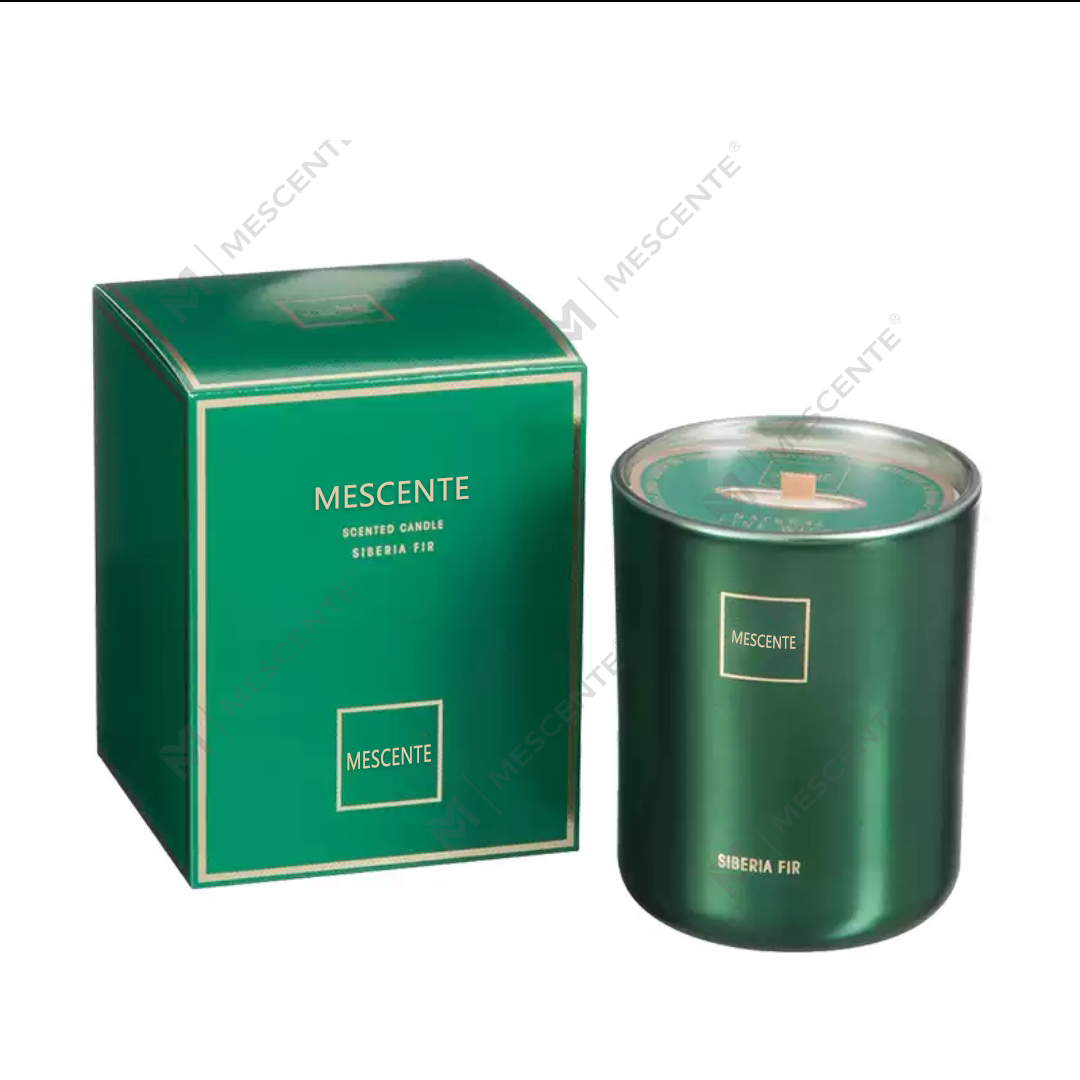 M&Scent Grossist Skräddarsydd Lyx Privat Label Pelare Doftande Sojavax Trä Wick Aroma Ljus