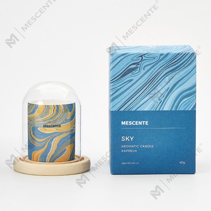 M&Scent Grossist Billiga Skräddarsydda Lyxiga Private Label Pelare Doftande Sojavax Wood Wick Aroma Ljus