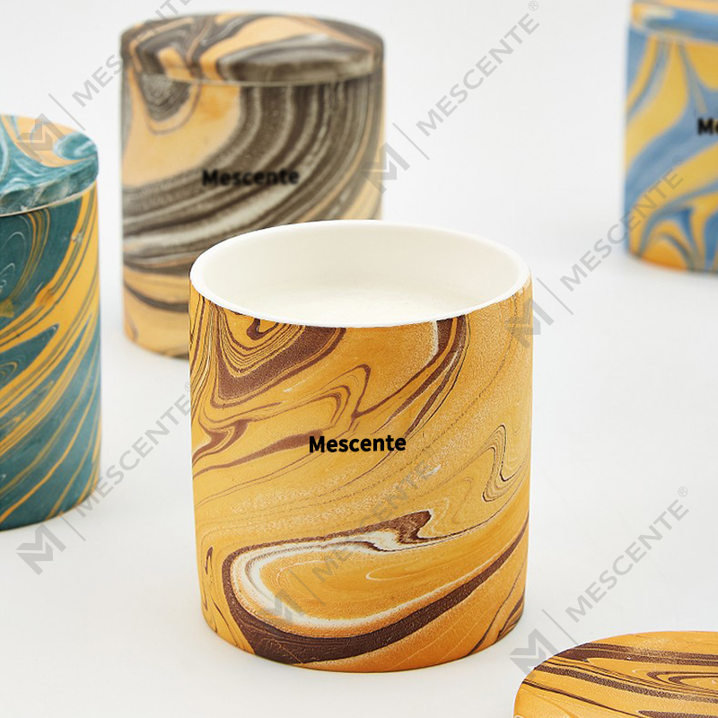 M&Scent Grossist Billiga Skräddarsydda Lyxiga Private Label Pelare Doftande Sojavax Wood Wick Aroma Ljus