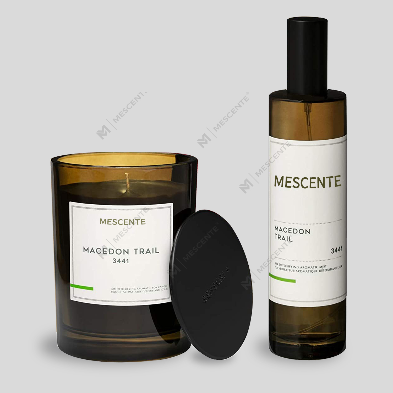 M&Scent Wholesale Luxury Private Label Doftande Rum Spray Diffuser Ljus Set