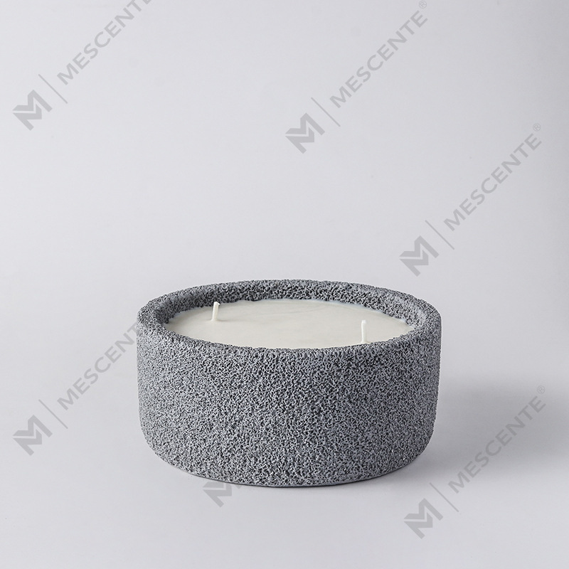 M&Scent lyxig handgjord logotyp andliga pelarljus Doftglas med kristaller, 3 vekar ljus