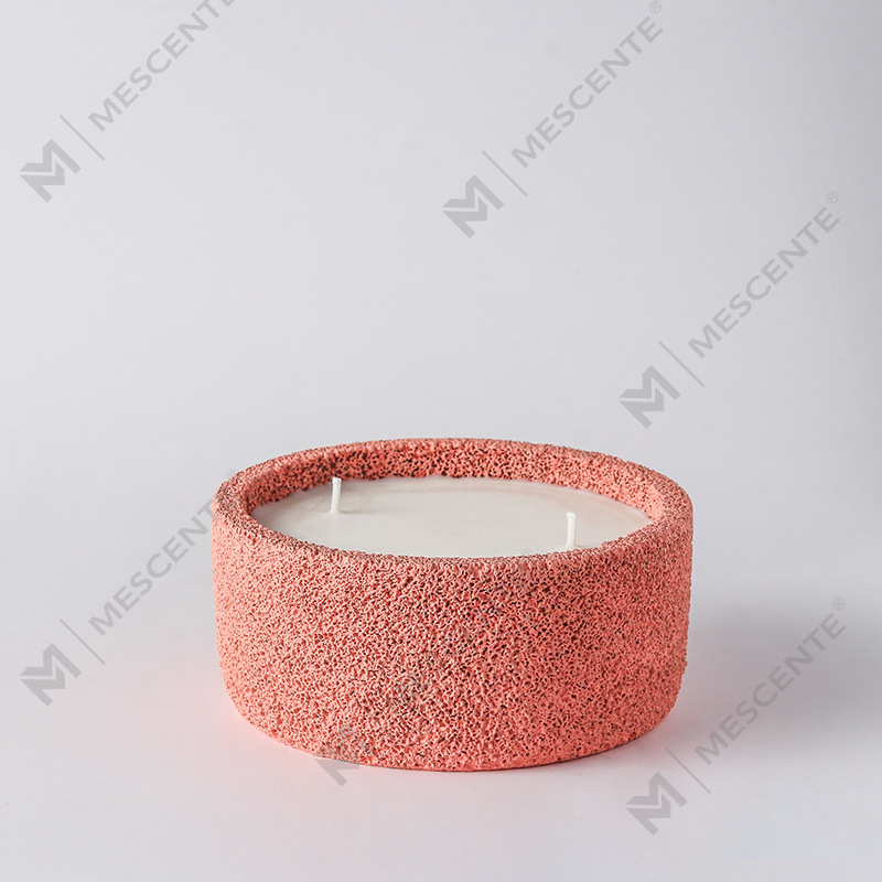 M&Scent lyxig handgjord logotyp andliga pelarljus Doftglas med kristaller, 3 vekar ljus