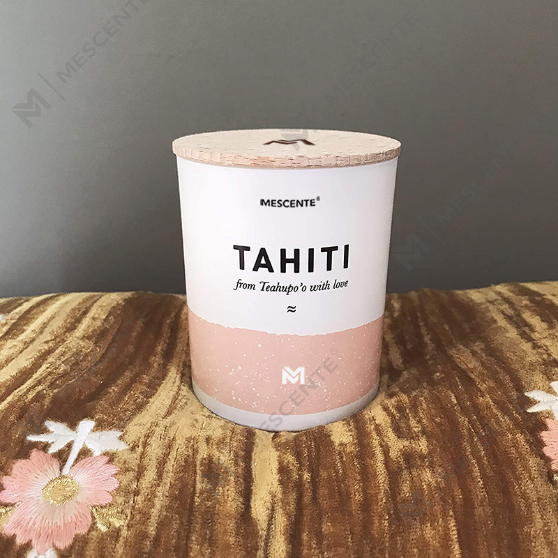 M&Scent Partihandel Billigt Lyx Private Label Dekorativ Blomma Doftande Sojavaxpelare Ljus Presentset