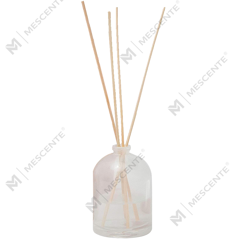 M&Scent Luxury Custom Large Rose Gold Glasflaska Blomma Private Label flytande vassspridare med presentförpackning