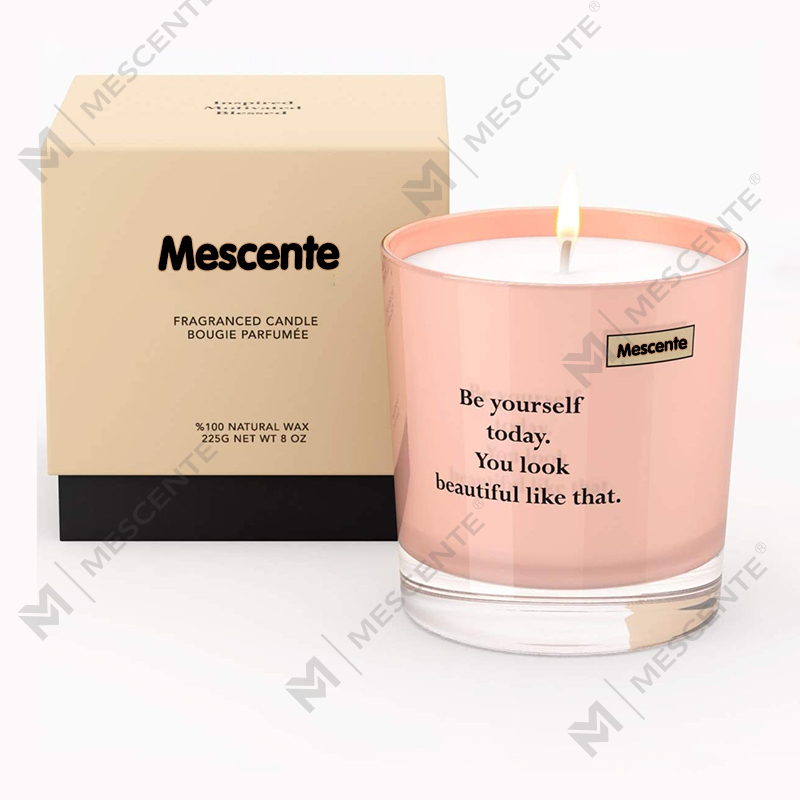 M&Scent Partihandel Private Label Lyxburkar Sojavaxljus