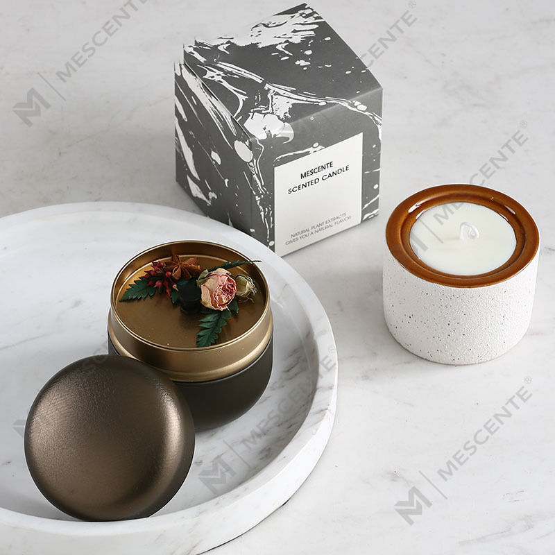 M&Scent anpassade dekorativa lyxiga privata märken Woodwick doftljus från sojavax
