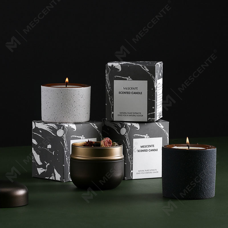 M&Scent anpassade dekorativa lyxiga privata märken Woodwick doftljus från sojavax