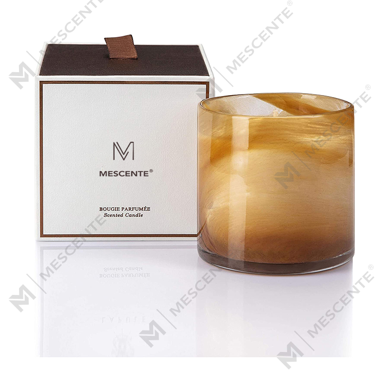 M&Scent Grossist Skräddarsydd Stor Lyx Kaffe Lavendel Starka Doftljus Presentset i Bulk