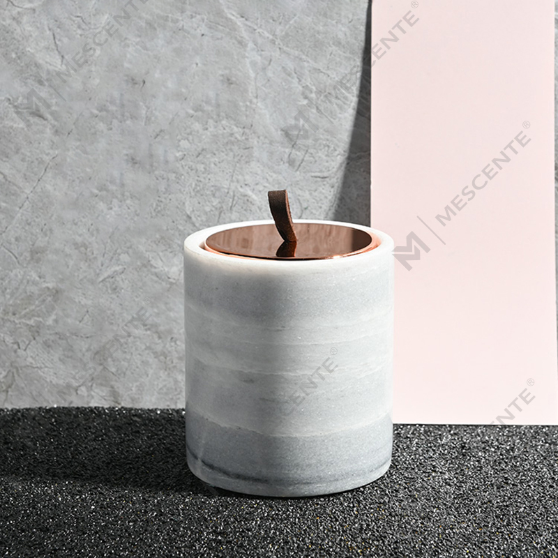 M&Scent Grossist Lyx Skräddarsydd Inredning Privat Label Svart Glas Kristall Doftande Sojavaxljus