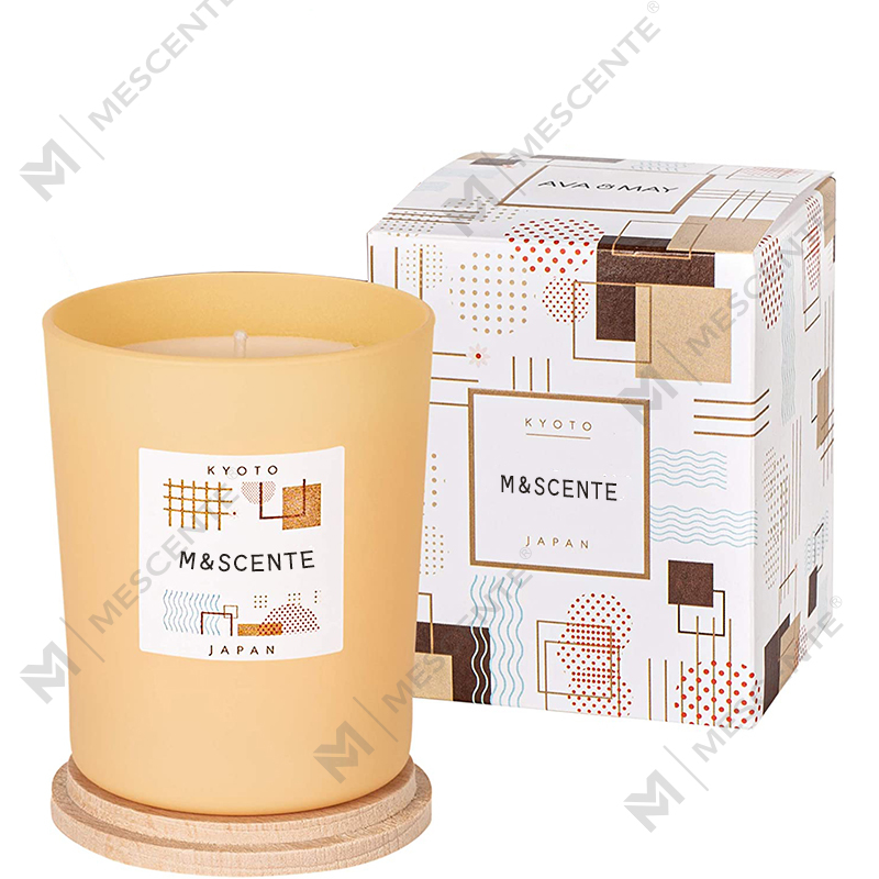 M&Scent skräddarsydda privata märkestillverkade färgade doftande sojavax chic ljus