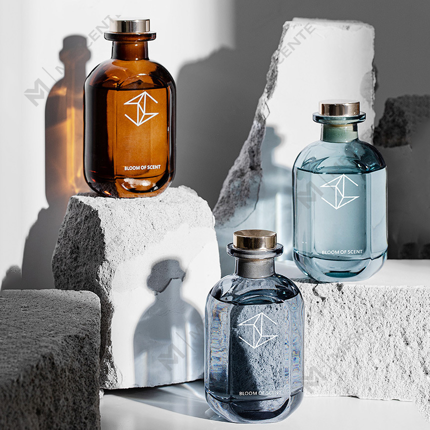 M&Scent 500ml julglassdiffusor i kristall, presentset för vassspridare för hemmet