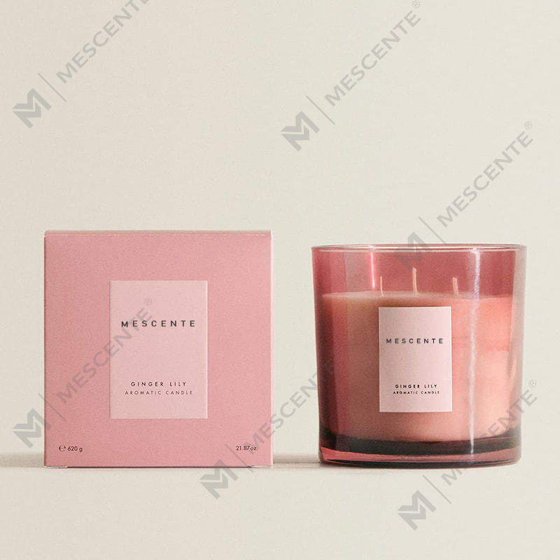 M&S cent Luxury Custom 3 Wick sojaljus med trälock A29273-1