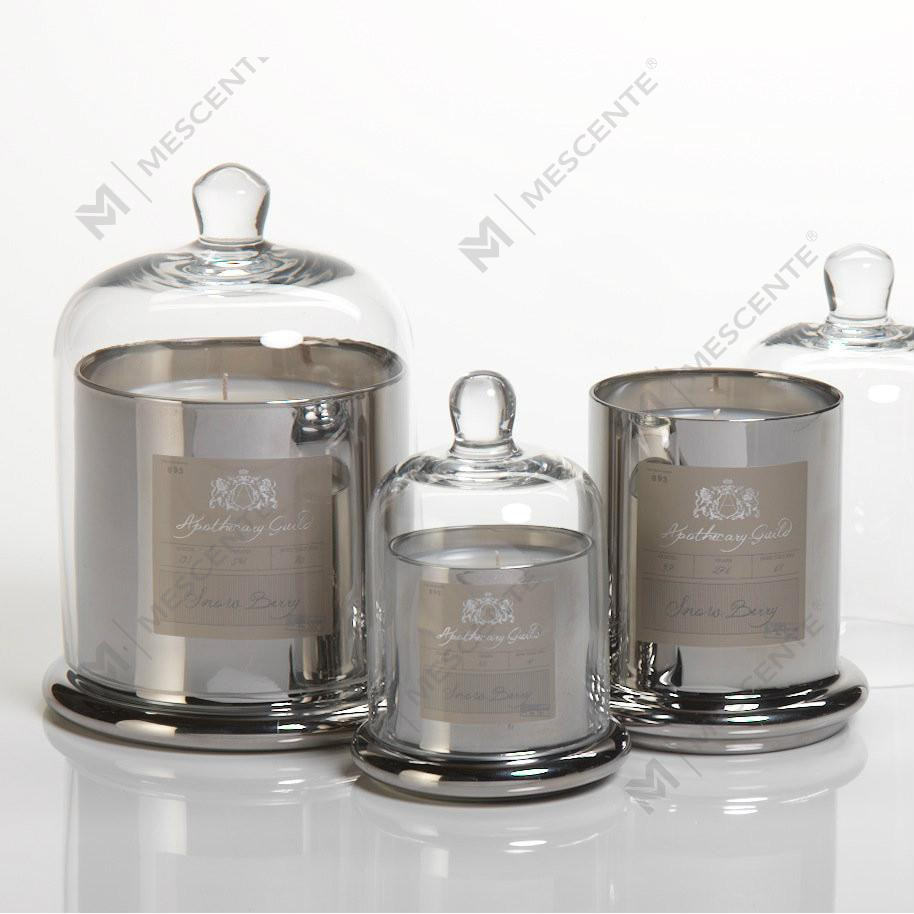 M&Scent dekorativ romantisk bröllopsklockburk glaskupollock Doftljus A29275