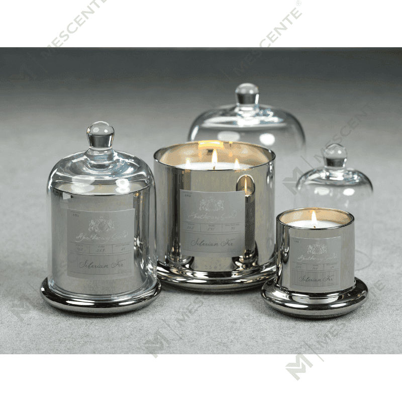 M&Scent dekorativ romantisk bröllopsklockburk glaskupollock Doftljus A29275