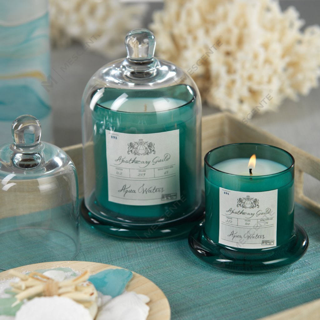 M&Scent dekorativ romantisk bröllopsklockburk glaskupollock Doftljus A29275