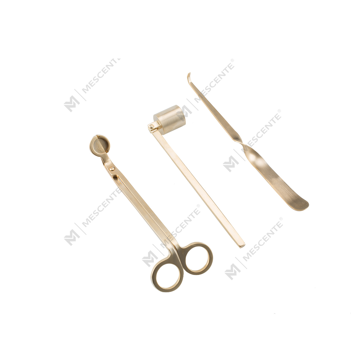 Mescente Gold Candle Wick Snuffer Set med presentförpackning A991330-1