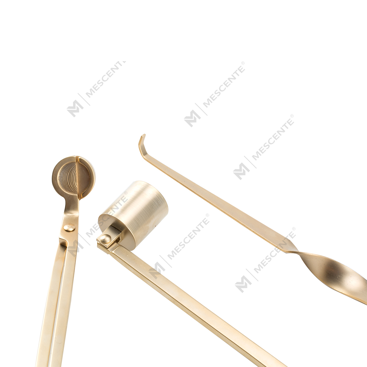 Mescente Gold Candle Wick Snuffer Set med presentförpackning A991330-1
