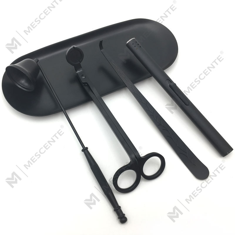 Mescente 4 i 1 Candle Snuffer Wick Trimmer Dipper Set A99133-3