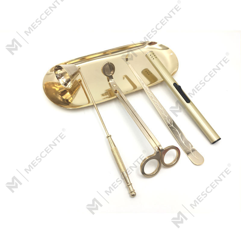 Mescente 4 i 1 Candle Snuffer Wick Trimmer Dipper Set A99133-3