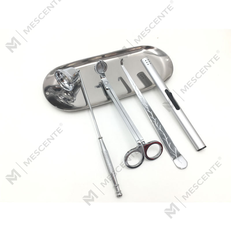 Mescente 4 i 1 Candle Snuffer Wick Trimmer Dipper Set A99133-3