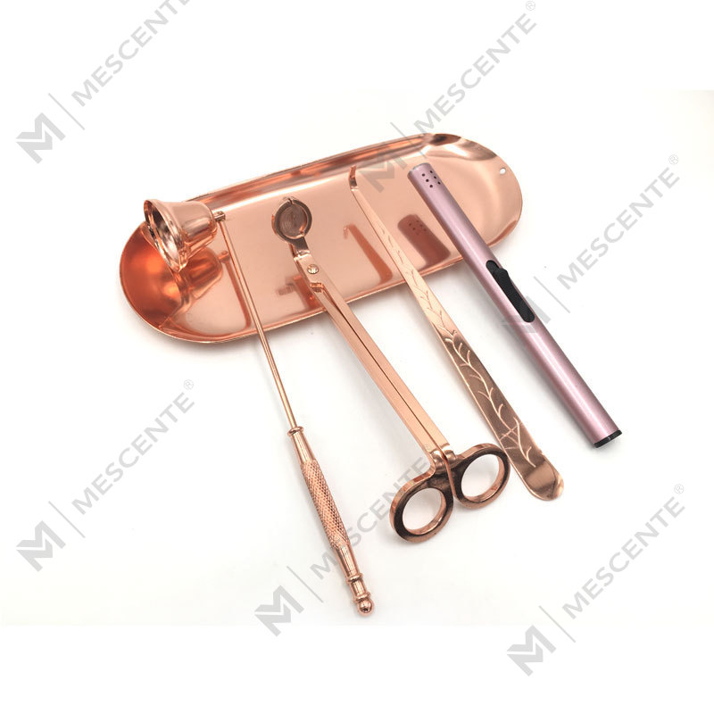 Mescente 4 i 1 Candle Snuffer Wick Trimmer Dipper Set A99133-3