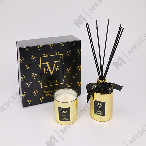 M&Scent Home Doft Reed Diffuser Presentset med doftljus A29260-2
