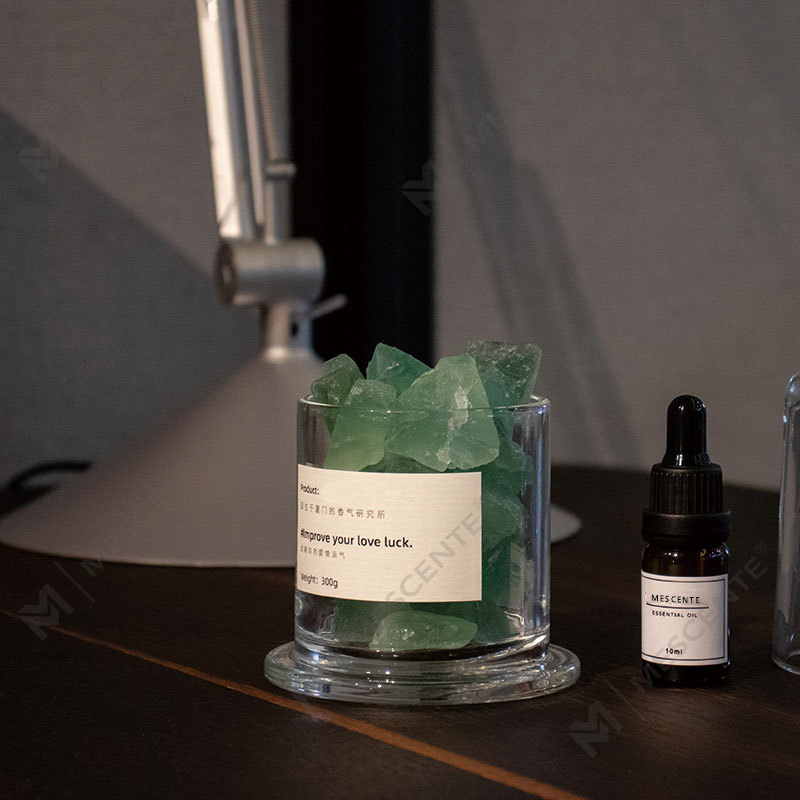 Hemdekorativ staty formad keramisk doft Kristallsten eterisk olja Aroma Diffuser A29199-Värdesaker