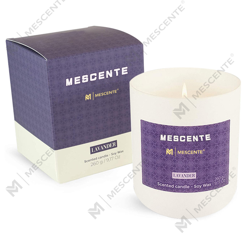M&Scent Mason Jar Mini Soy Based Candles, Lyxförpackning Marble Candle Soy Wax