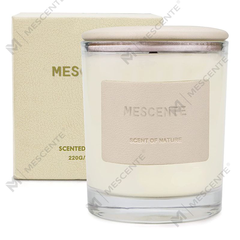 M&Scent grossist Vackra återvunna glasburkar ljus i Kina, Relax Candle