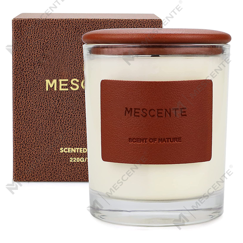 M&Scent grossist Vackra återvunna glasburkar ljus i Kina, Relax Candle