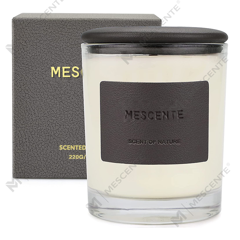 M&Scent grossist Vackra återvunna glasburkar ljus i Kina, Relax Candle