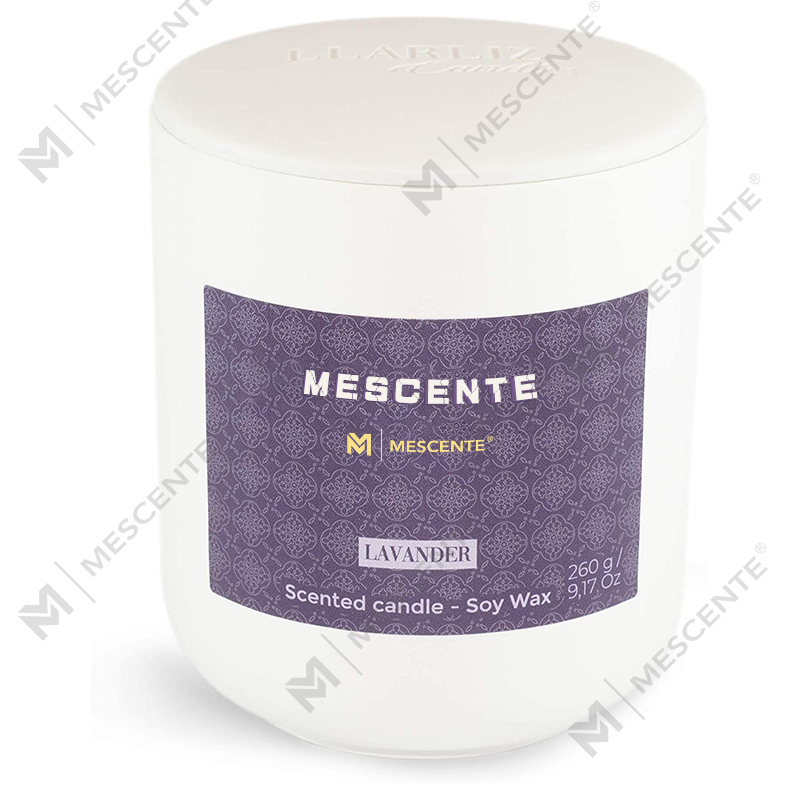 M&Scent Mason Jar Mini Soy Based Candles, Lyxförpackning Marble Candle Soy Wax