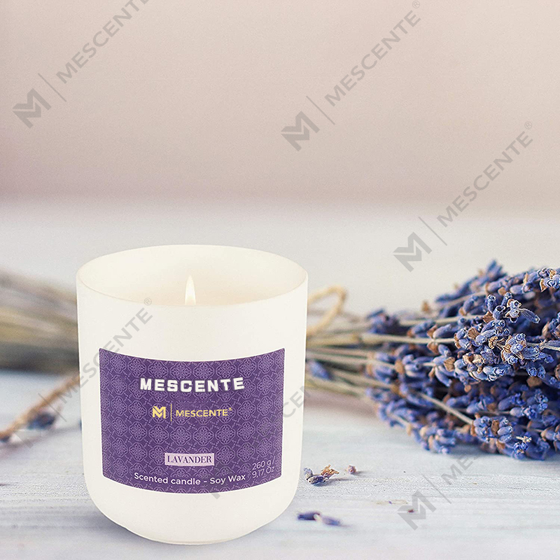 M&Scent Mason Jar Mini Soy Based Candles, Lyxförpackning Marble Candle Soy Wax